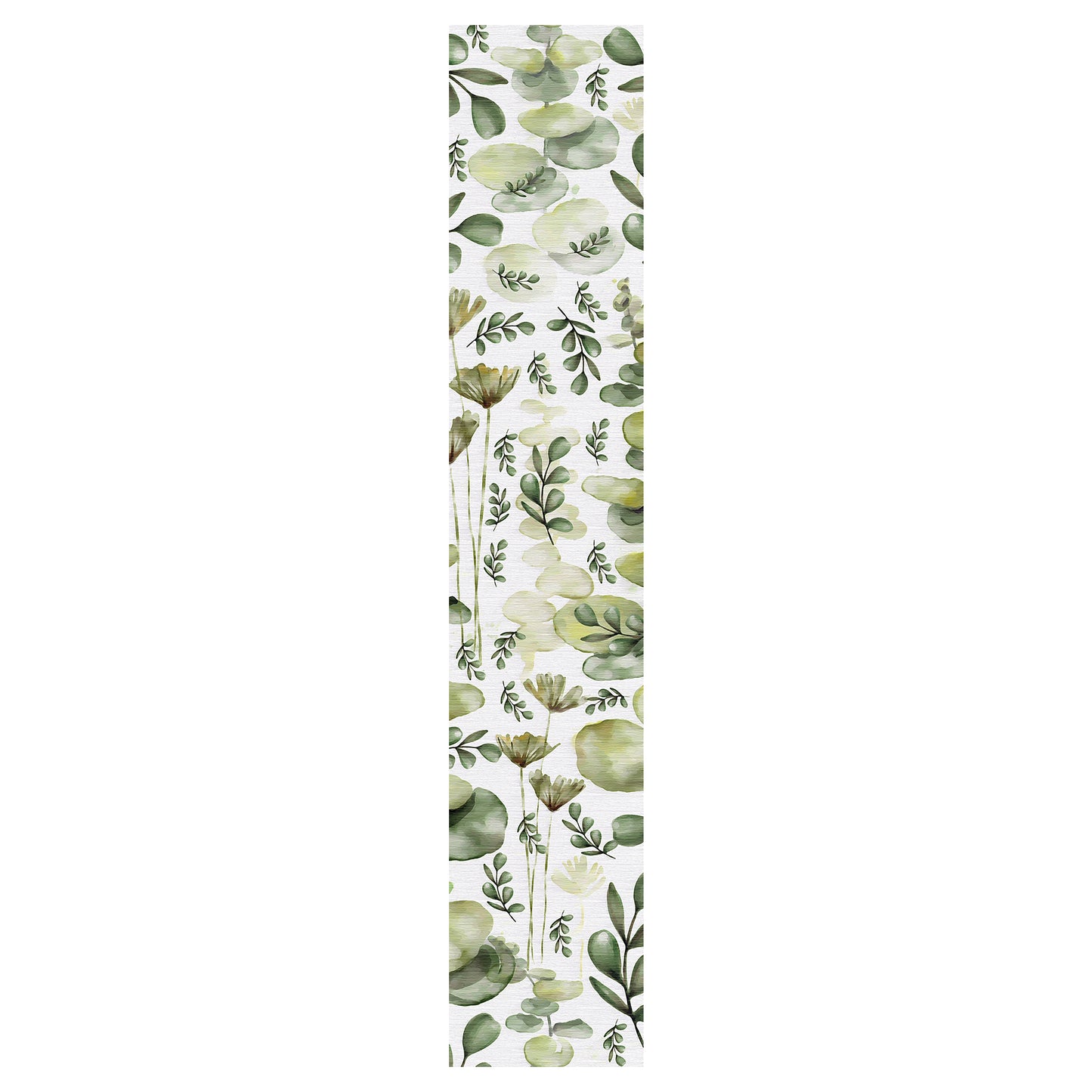 Soft Green Mix of Leaves Table Runner By Mark van Vuuren