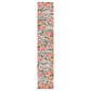 Soft Pink and Peach Flowers on Grey Table Runner By Mark van Vuuren