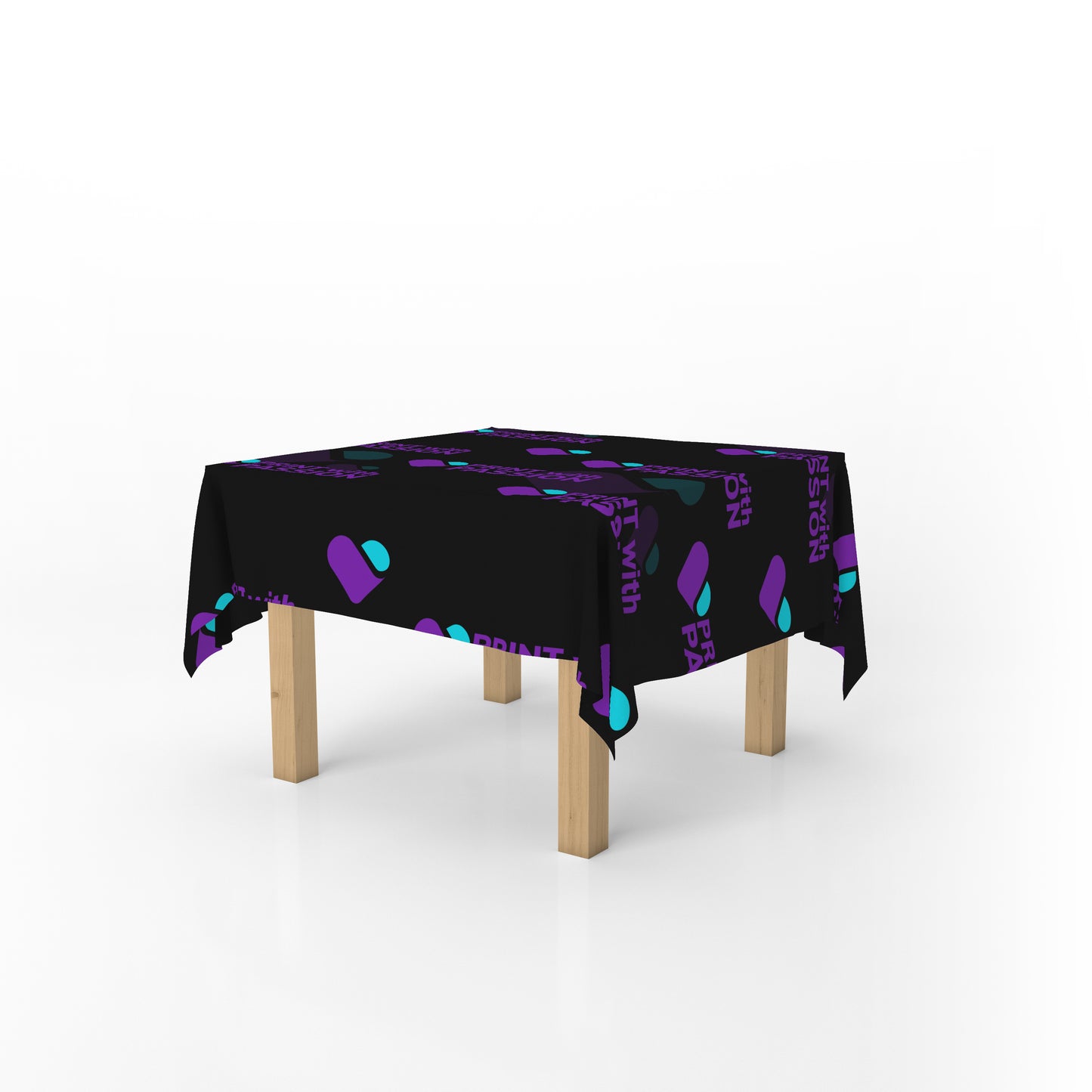 Custom Corporate Branding - Square Tablecloth