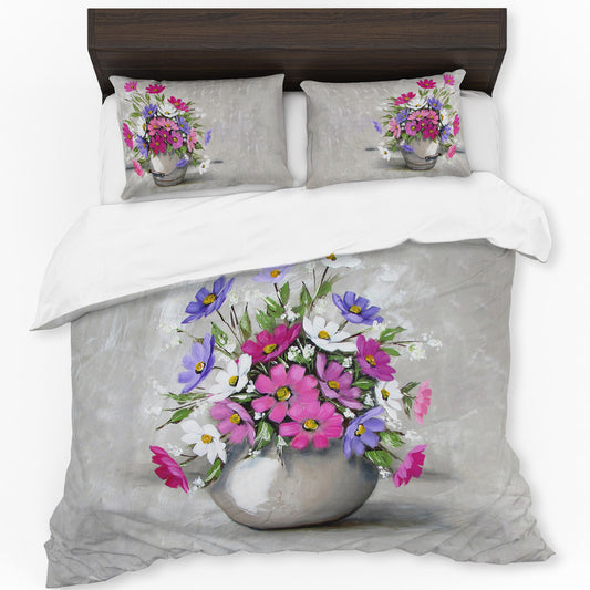Bright Coloured Gerberas By Stella Bruwer Duvet Cover Set