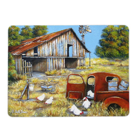 Plaas Mouse Pad By Stella Bruwer