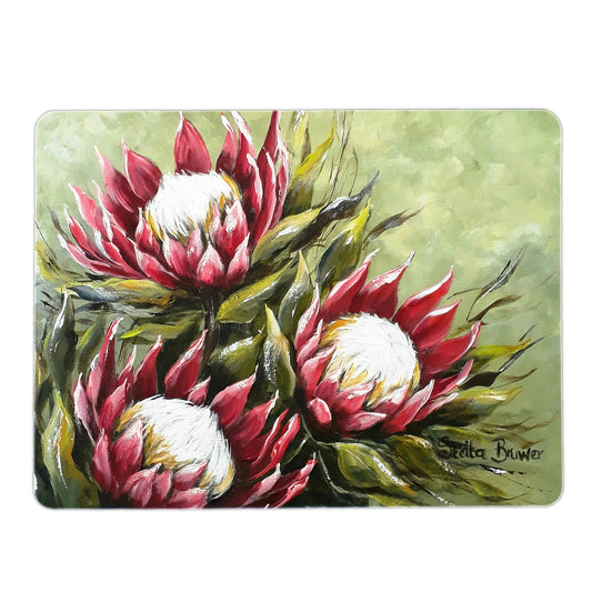 Wild Proteas Mouse Pad By Stella Bruwer