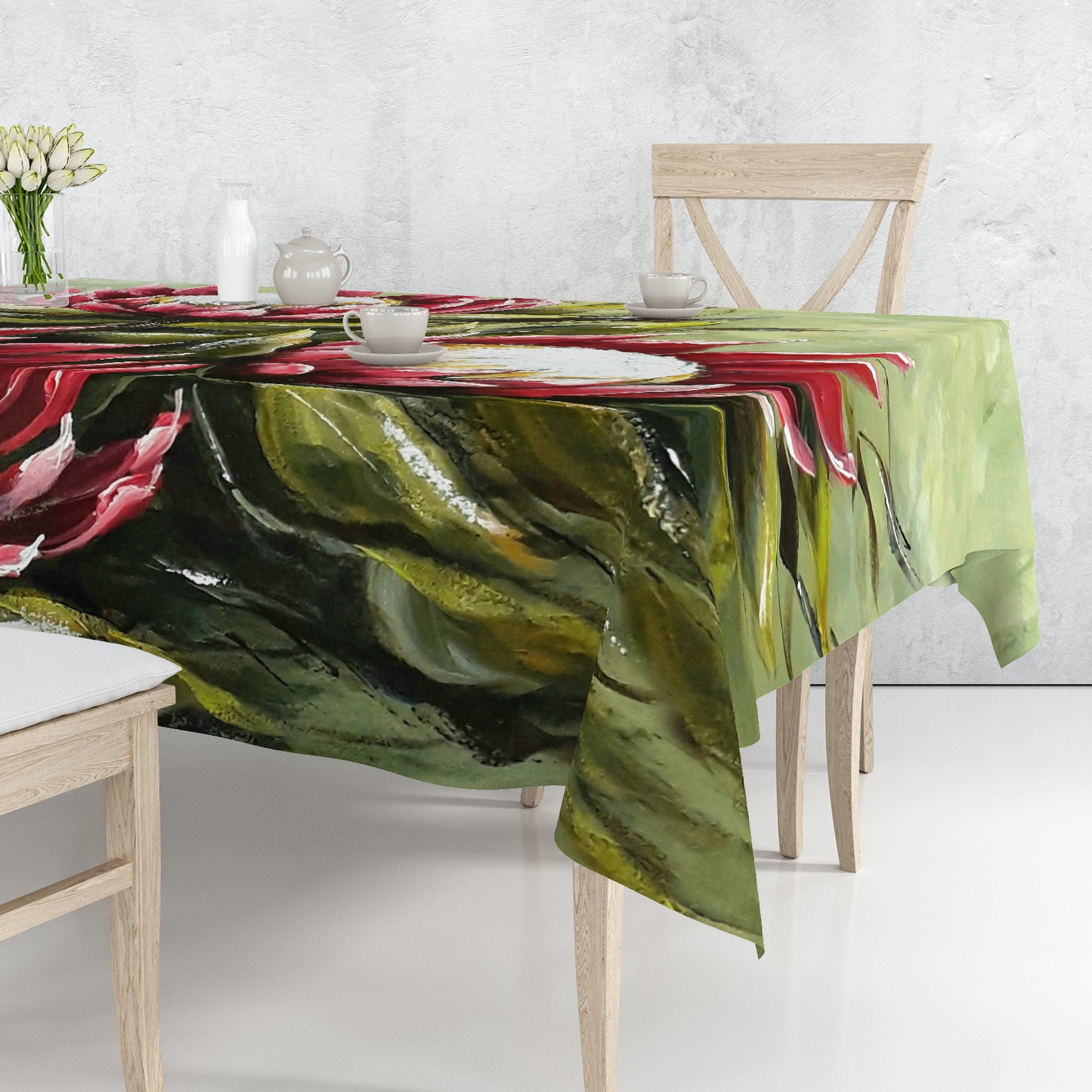 Wild Proteas By Stella Bruwer Rectangle Tablecloth