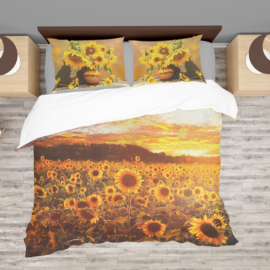 Sunflower Sunset Duvet Cover Set