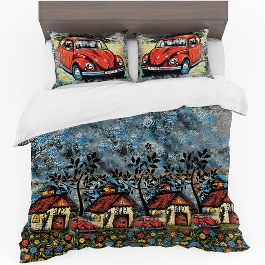 Beetle Town Duvet Cover Set