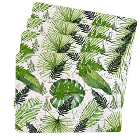 Tropical Leaves Placemats By Mark van Vuuren