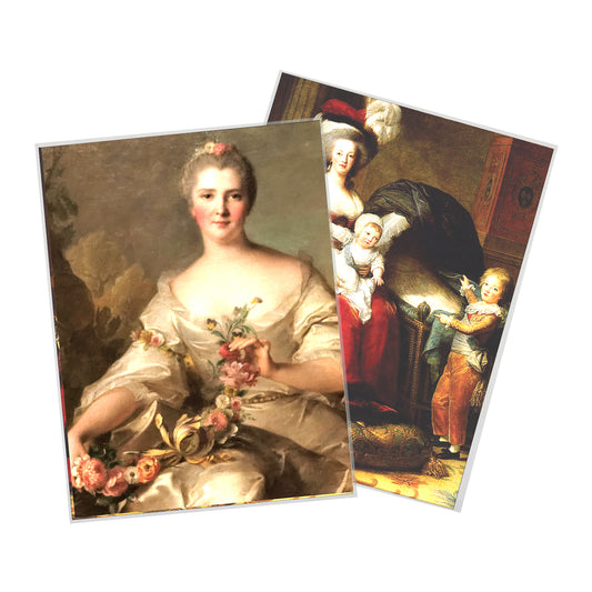 Vintage Ladies Decoupage 800mm x 600mm