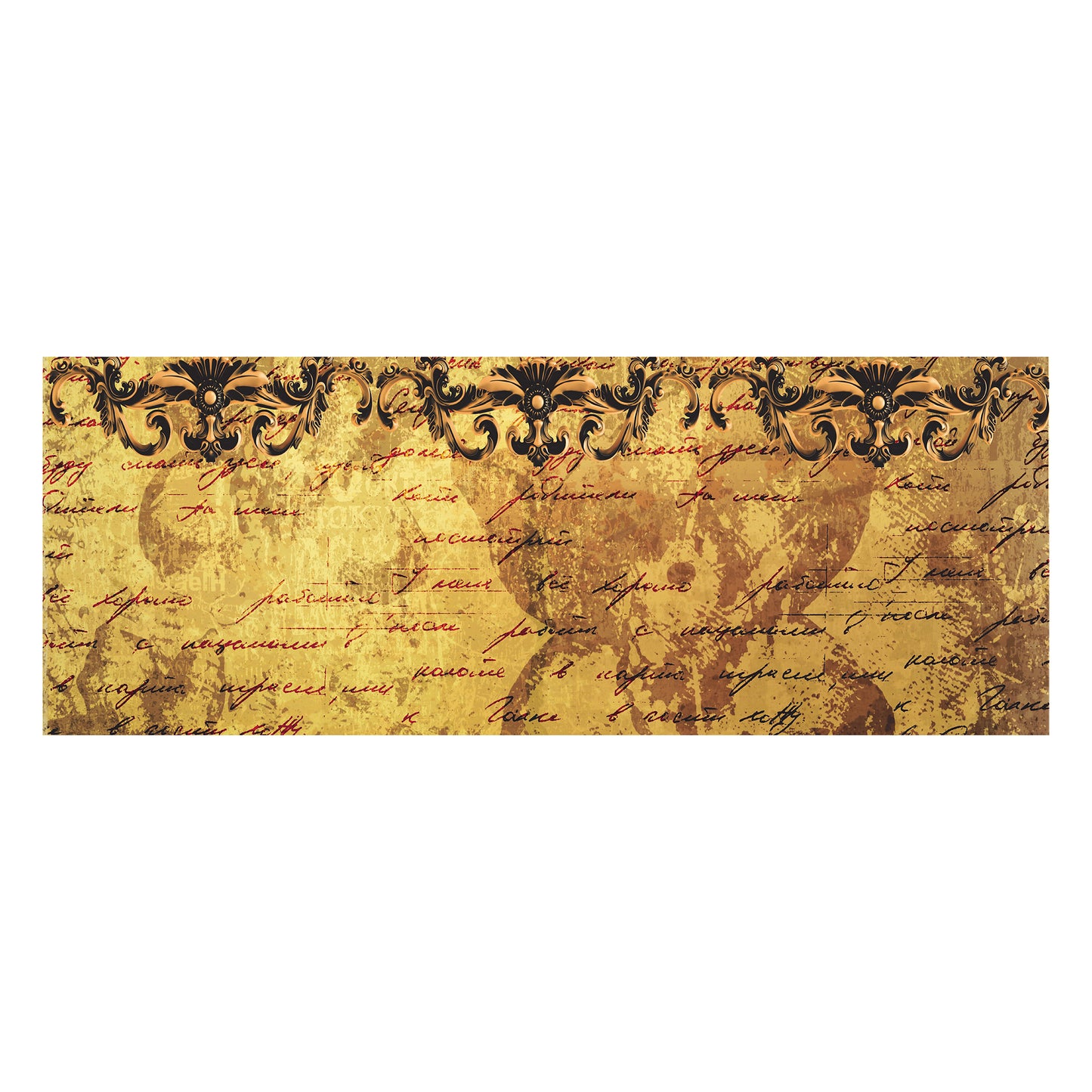 Vintage Letter Decoupage Drum Cover