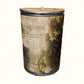Vintage Painted Birds Decoupage Drum Cover