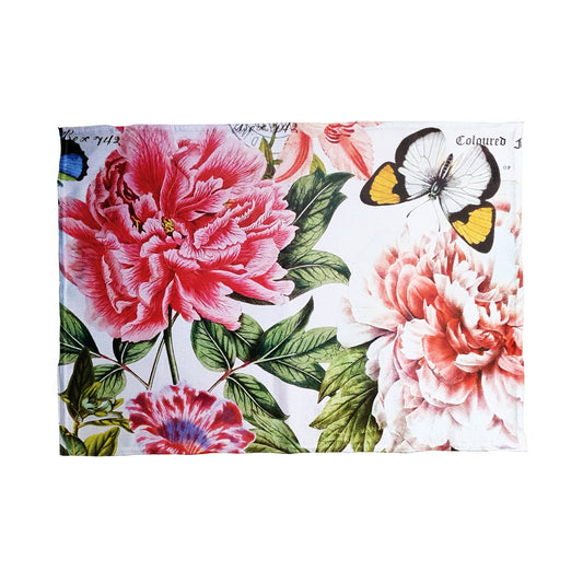 Watercolour Floral Tea Towel