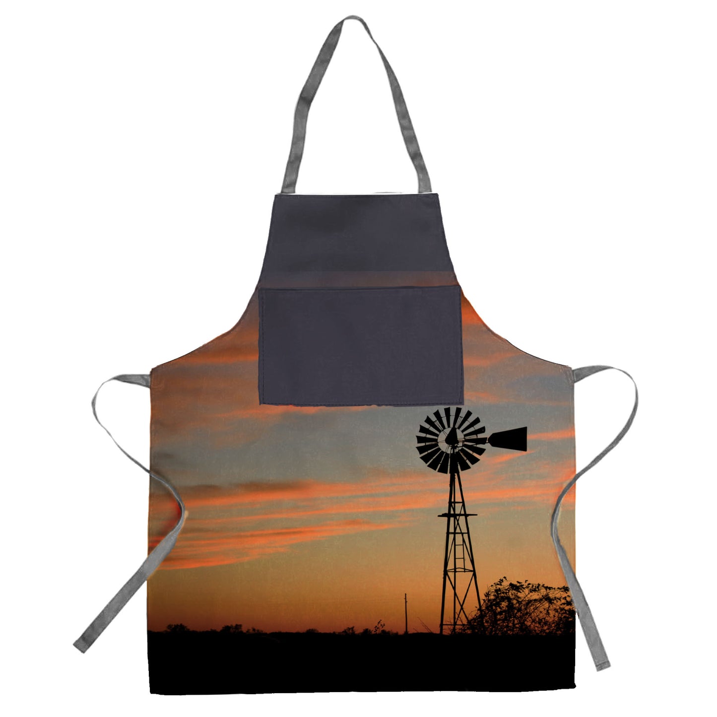 Windmill Sunset Medium Length Apron