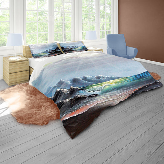 Windy Waves by Marthie Potgieter Duvet Cover Set