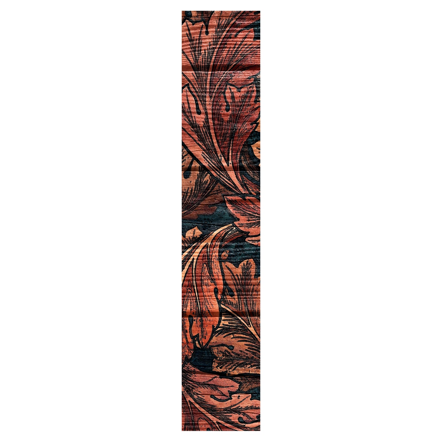 Wooden Flower Engraving Table Runner By Mark van Vuuren