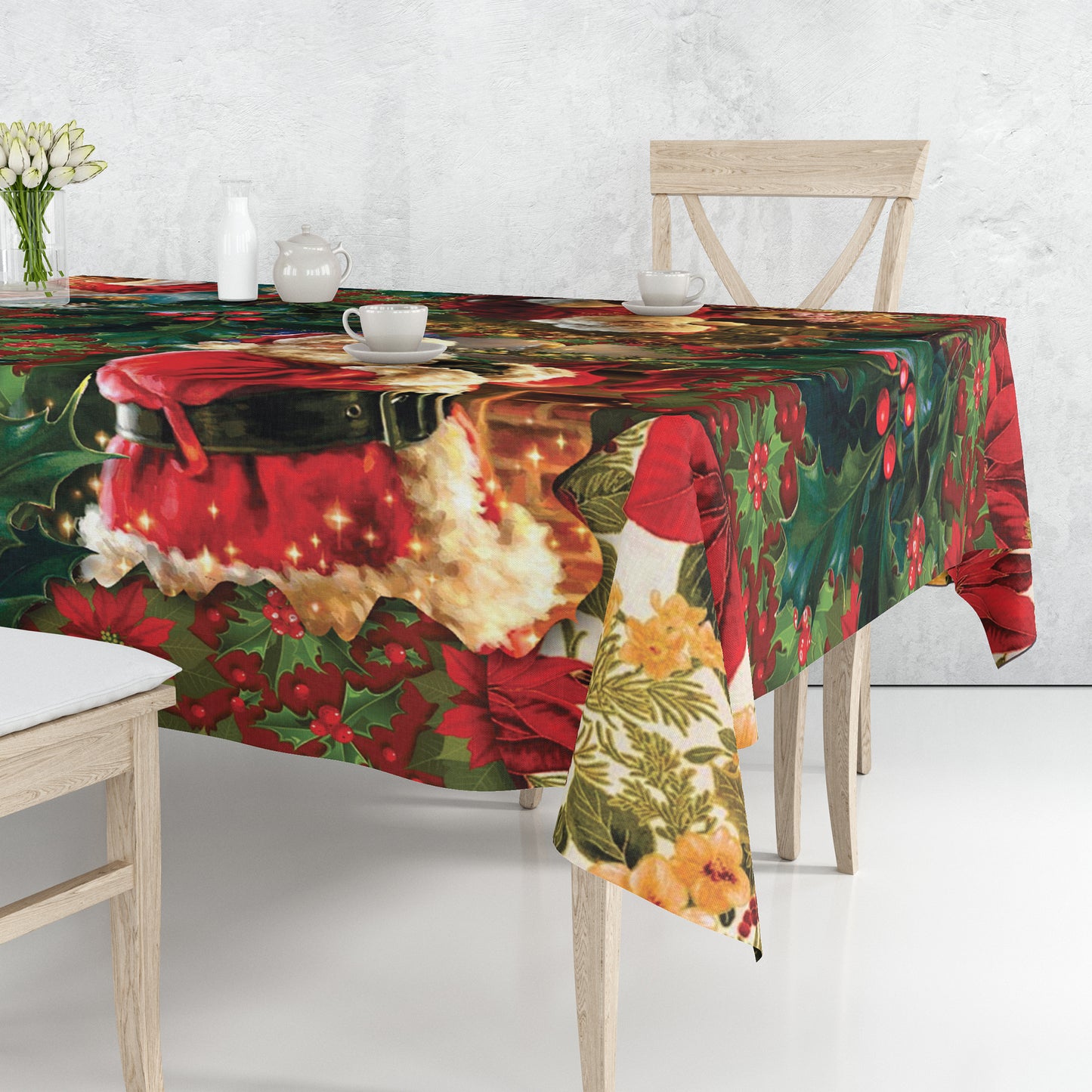 Christmas Santa Rectangle Tablecloth