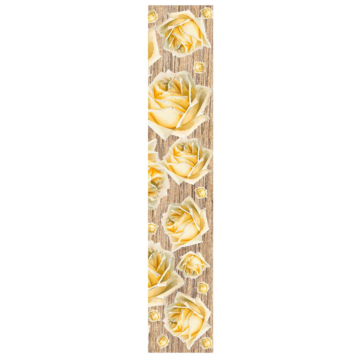 Yellow Roses Pattern Table Runner By Mark van Vuuren