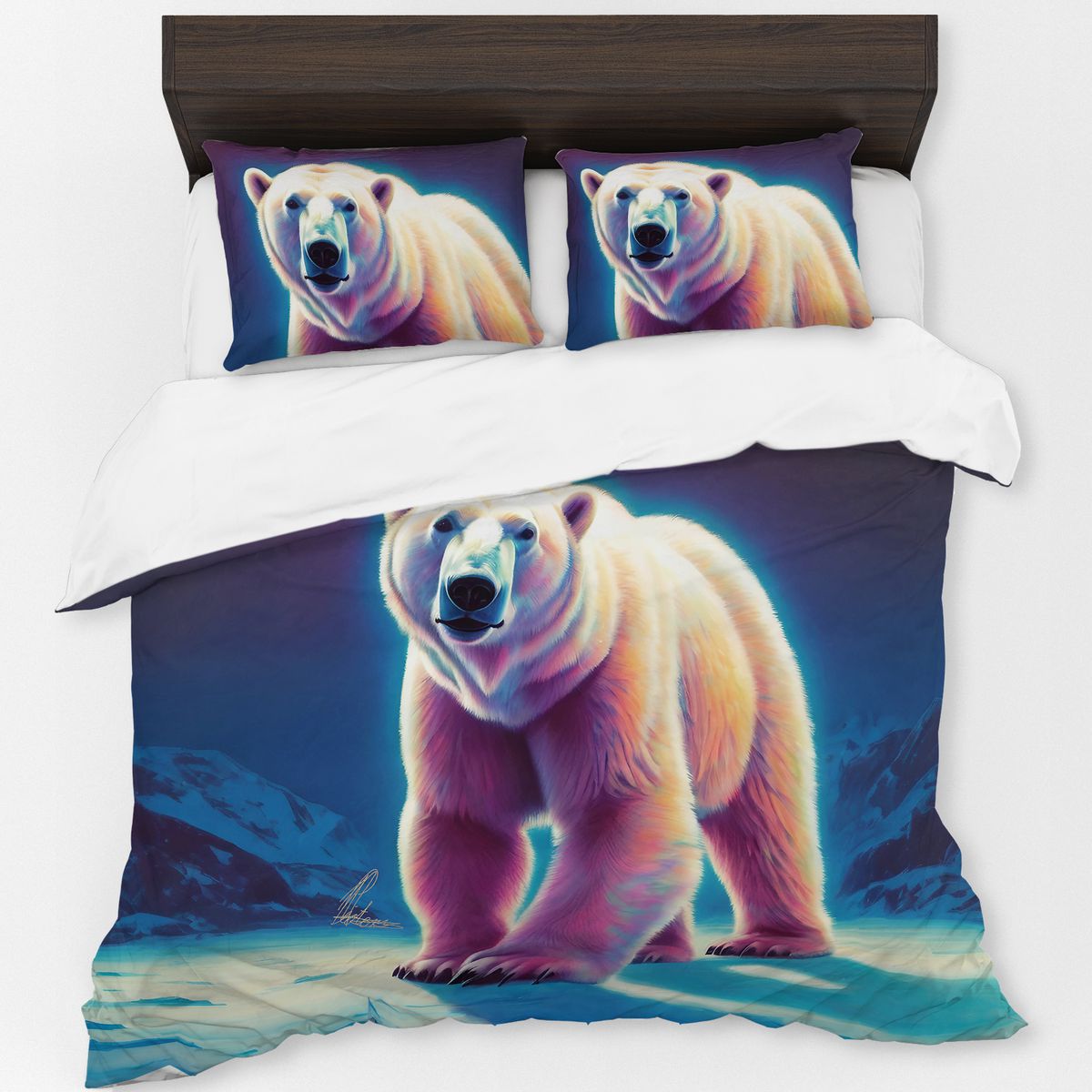 Just Chill Polar Bear By Nathan Pieterse Duvet Cover Set
