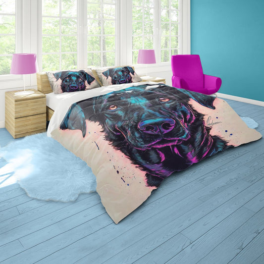 Galaxy Dog By Nathan Pieterse Duvet Cover Set