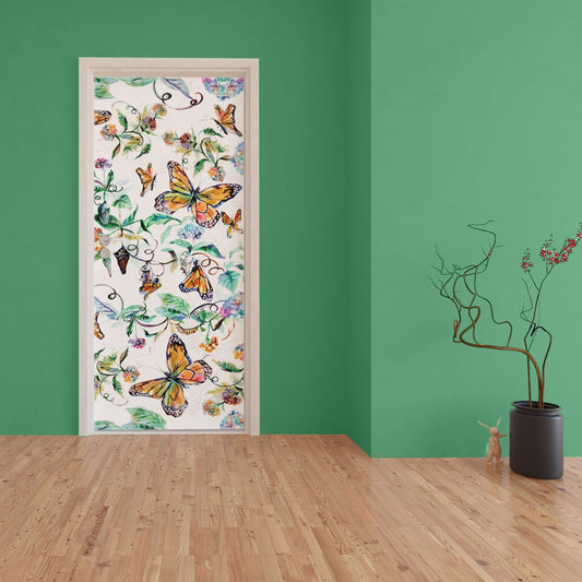 Decoupage - Butterfly Garden By Kristin Van Lieshout Door