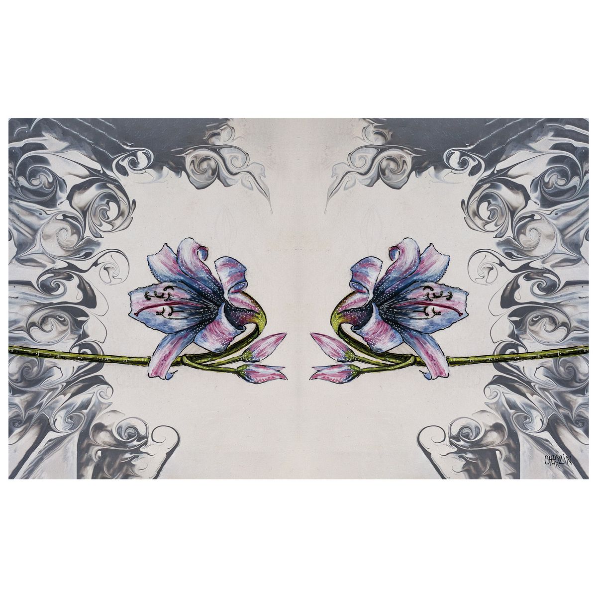 River Lilly By Cherylin Louw Rectangle Tablecloth