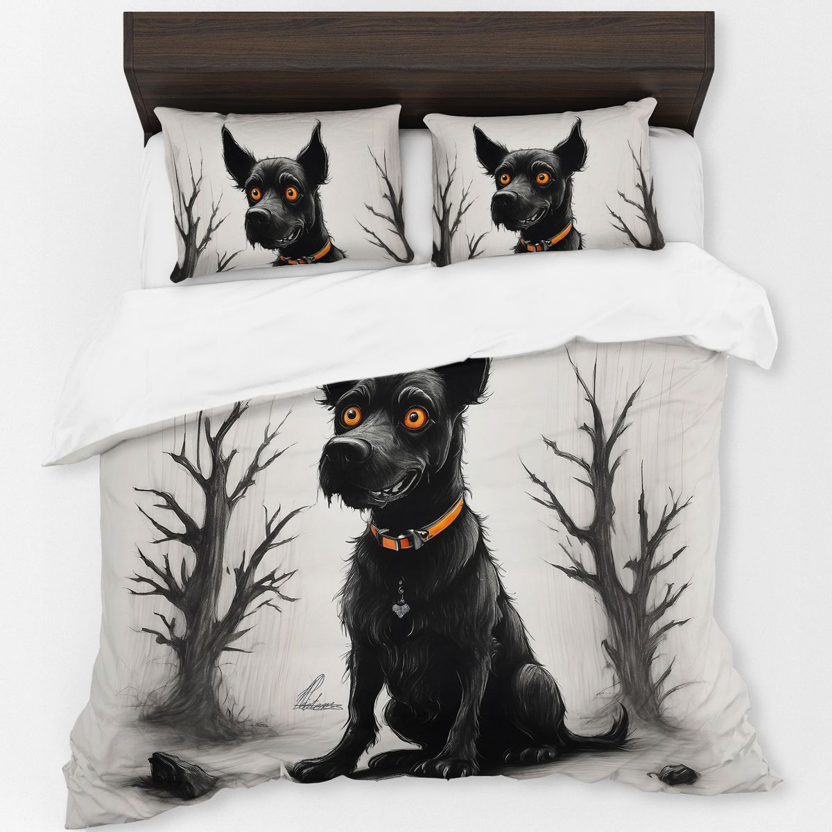 Happy The Dog By Nathan Pieterse Duvet Cover Set