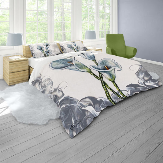 Arum Lilly By Cherylin Louw Duvet Cover Set
