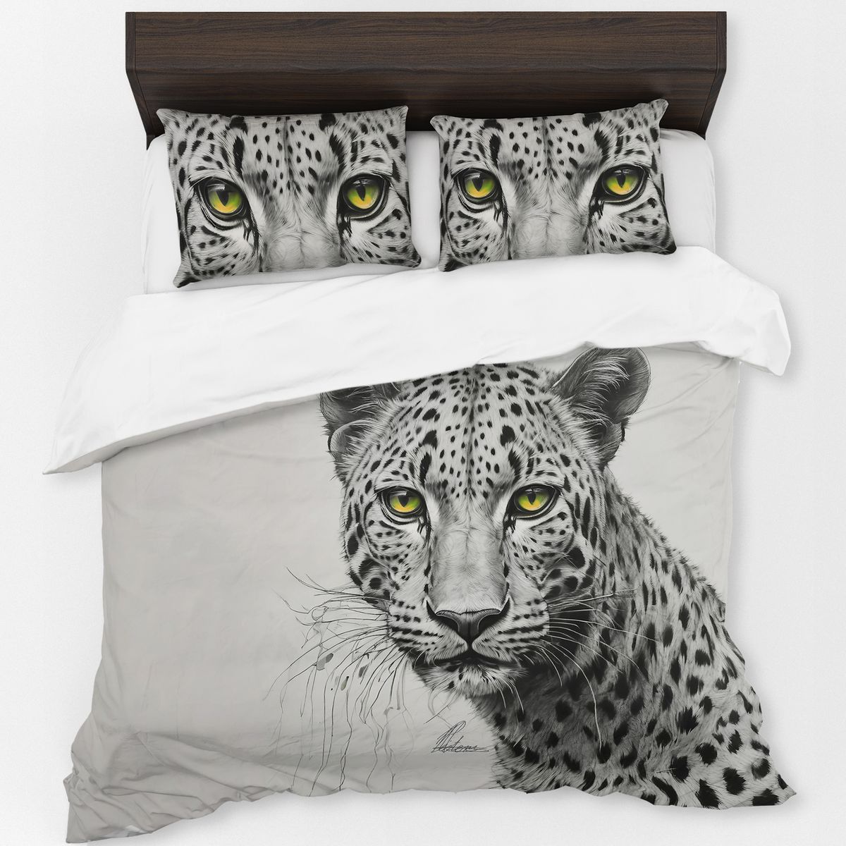 Leopard Eyes By Nathan Pieterse Duvet Cover Set