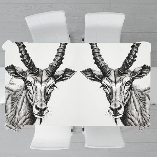 Kudu By Nathan Pieterse Rectangle Tablecloth
