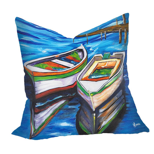 Two Boats Luxury Scatter By Yolande Smith
