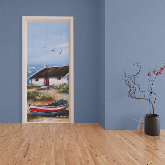 Decoupage - Red Door By Stella Bruwer Door