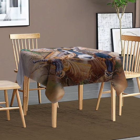 The Plains Roan By Delene Lambert Square Tablecloth