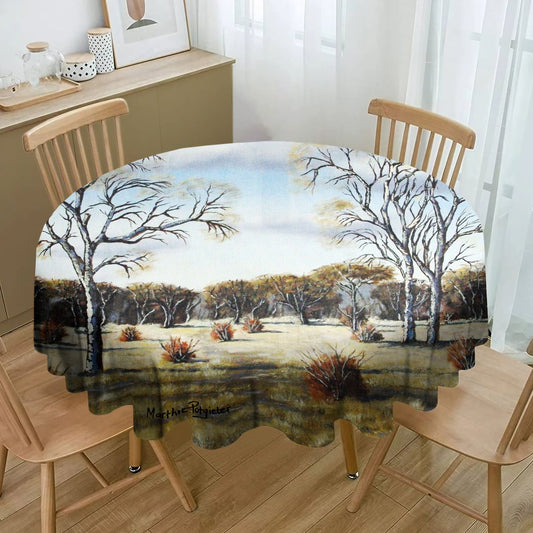 The Savanna By Marthie Potgieter Round Tablecloth
