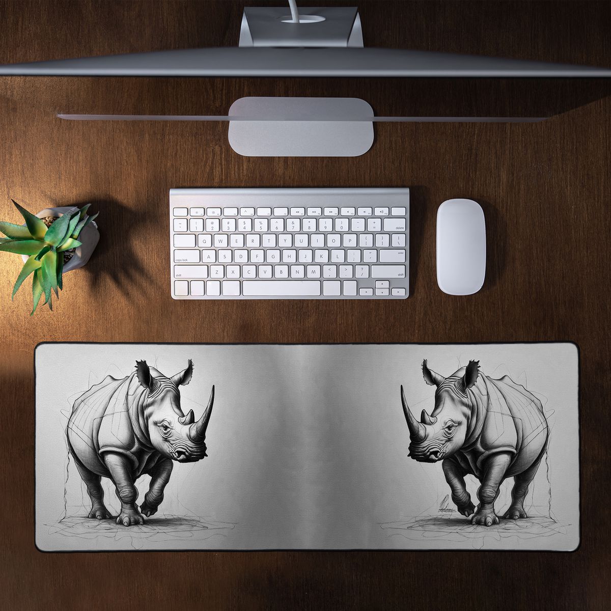 Rhino By Nathan Pieterse Large Desk Pad