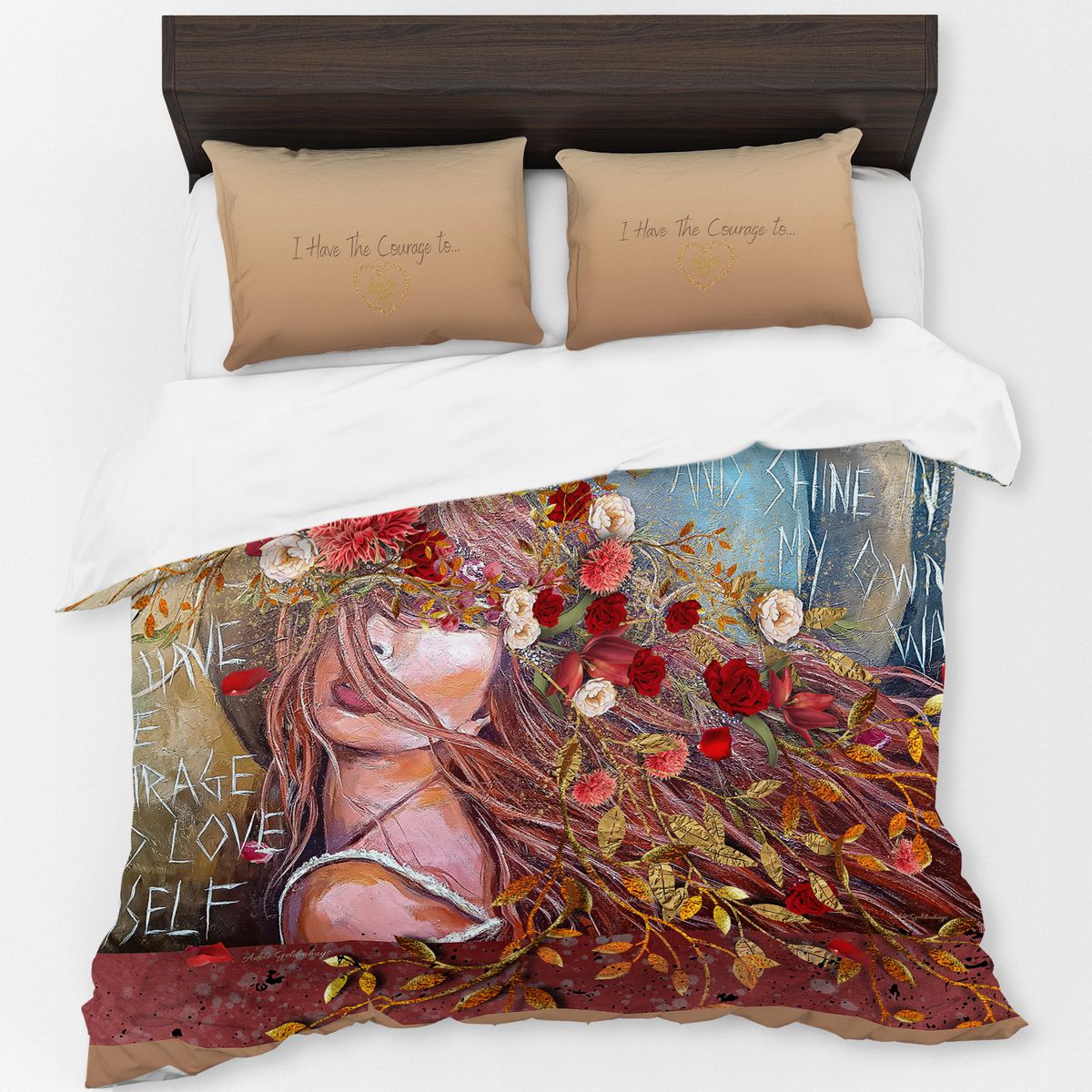 I Have The Courage By Adele Geldenhuys Duvet Cover Set