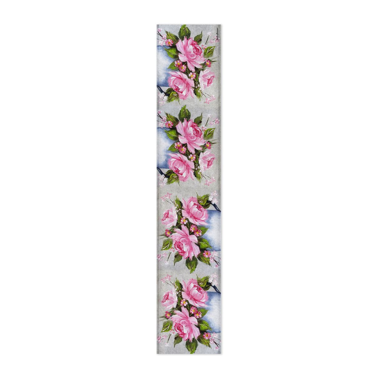 Pink Roses By Stella Bruwer Table Runner