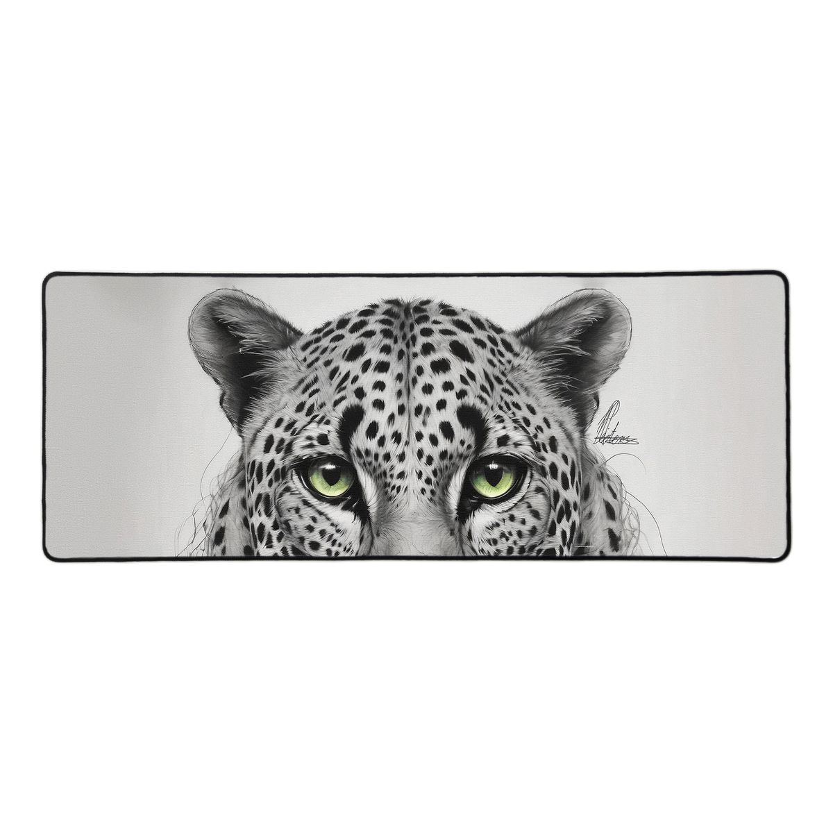 Leopard Unravelling By Nathan Pieterse Large Desk Pad