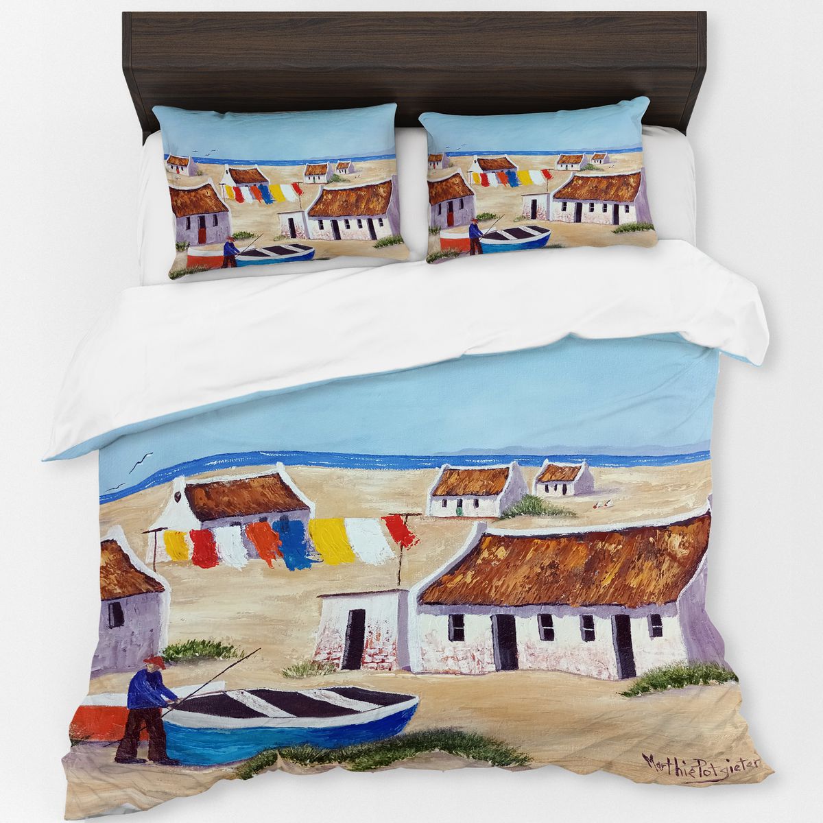 A Fisherman's Life By Marthie Potgieter Duvet Cover Set