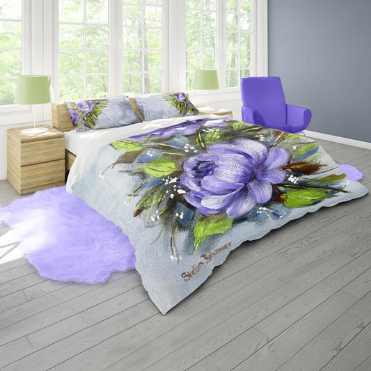 Purple Bliss By Stella Bruwer Duvet Cover Set