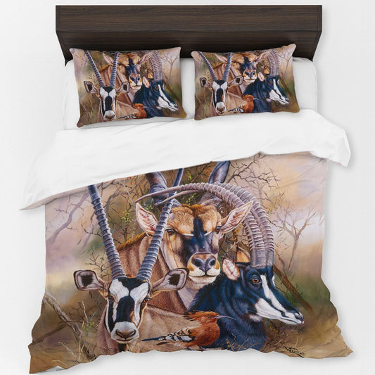 The Plains Eland By Delene Lambert Duvet Cover Set