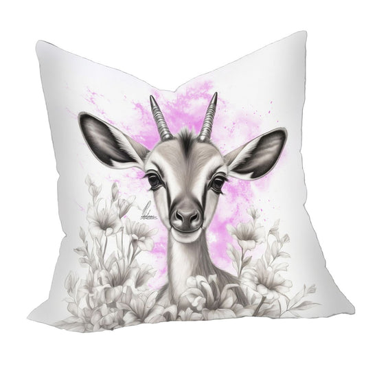 Pink Baby Springbok Luxury Scatter By Nathan Pieterse