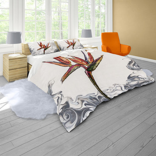 Strelitzia By Cherylin Louw Duvet Cover Set