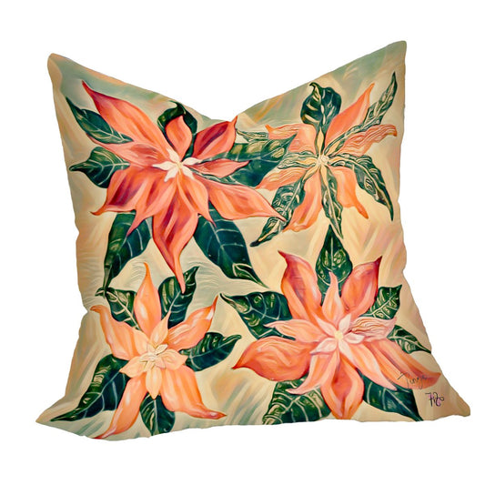 Vintage Poinsettias Luxury Scatter By Jinge For Fifo