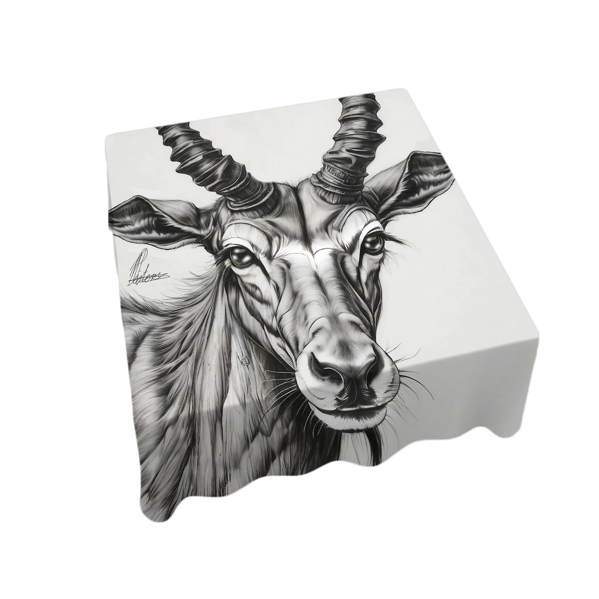 Kudu By Nathan Pieterse Square Tablecloth