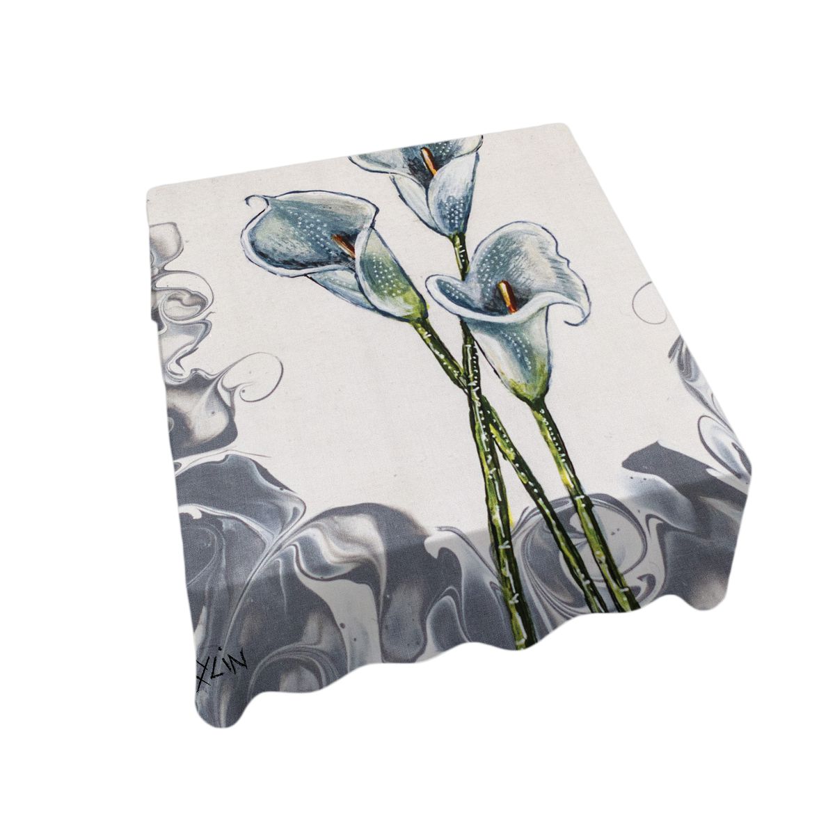 Arum Lily By Cherylin Louw Square Tablecloth
