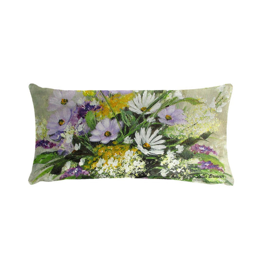 Cosmos and Daisies By Stella Bruwer Oblong Luxury Scatter