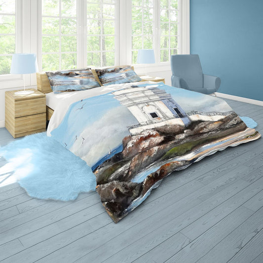 Old Lighthouse By Stella Bruwer Duvet Cover Set