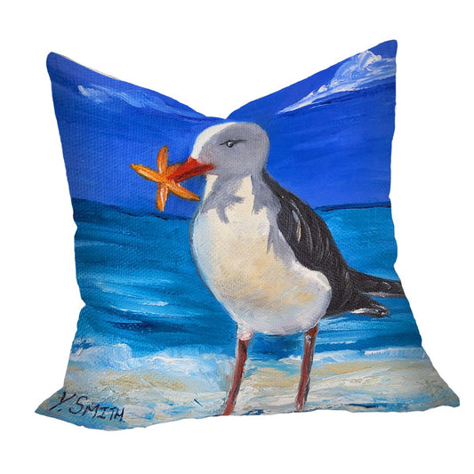 Hunting Seagull Luxury Scatter By Yolande Smith