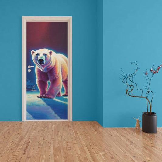 Decoupage - Just Chill Polar Bear By Nathan Pieterse Door