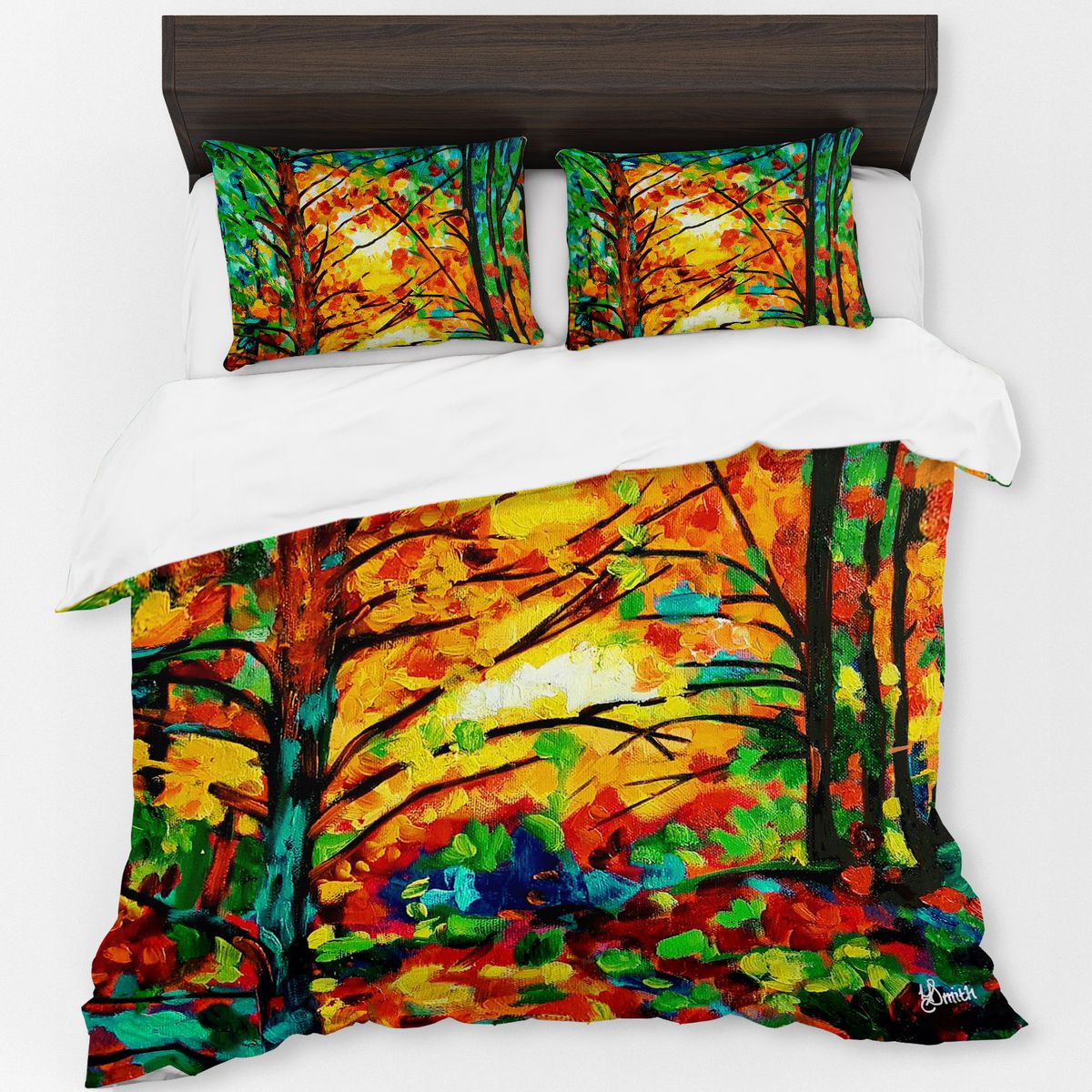 Trees By Yolande Smith Duvet Cover Set