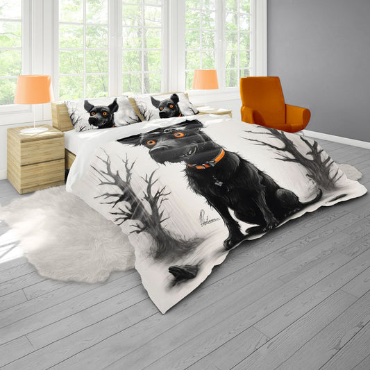 Happy The Dog By Nathan Pieterse Duvet Cover Set