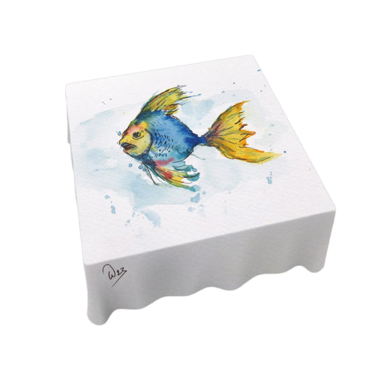 The Fish By Wikus Hattingh Square Tablecloth